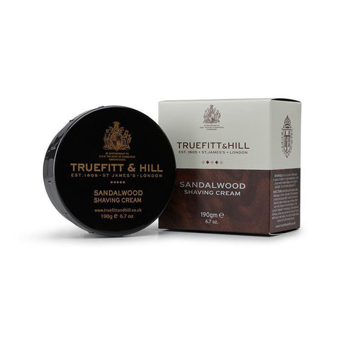 Truefitt & Hill Sandalwood Shaving Cream Bowl – 190g