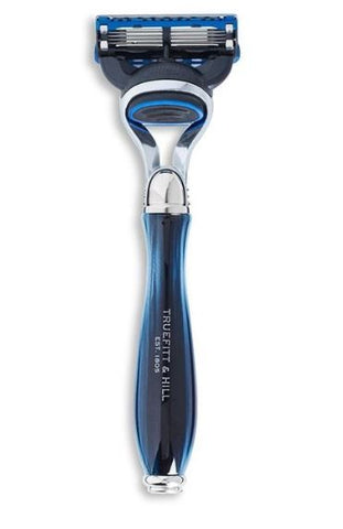 Truefitt & Hill Wellington Razor – Fusion 5 Blade – Blue Opal