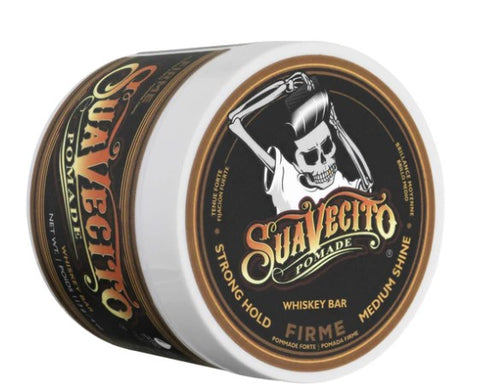 Suavecito Whiskey Bar Firme (Strong) Hold Pomade - 113g