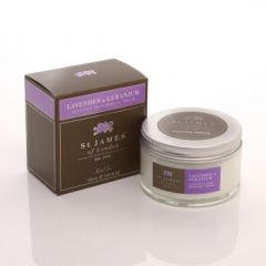 St James Shave Jar - Lavender & Geranium