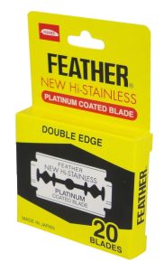 Feather Double Edged Blades Hang Sell Pack 20 (2x10) blades