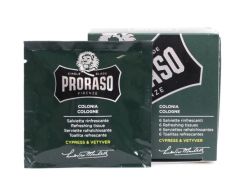 Proraso Cypress and Vetiver Cologne Wipes ( 6 sachets )