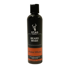 Stag Supply Smoked Whiskey Activated Charcoal Beard Wash 250ml